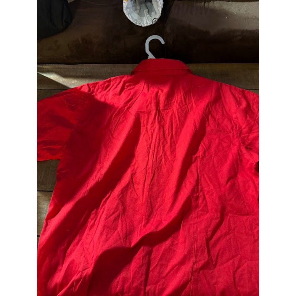 Snap-on Franchisee Conference Red Button Up Shirt Womens Medium Head To Toe Logo - Picture 5 of 5